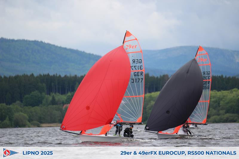 29er EuroCup 7 in Lipno, Czech Republic - Day 1 photo copyright Antoine Lorin taken at  and featuring the 29er class