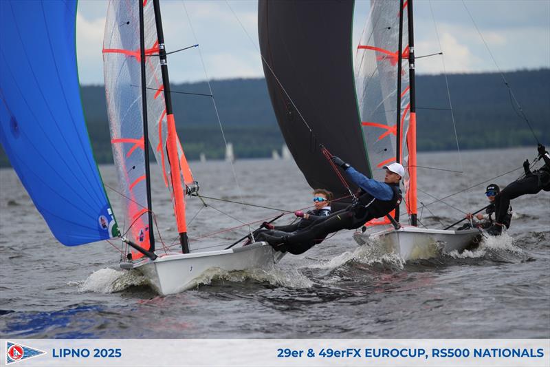 29er EuroCup 7 in Lipno, Czech Republic - Day 1 photo copyright Antoine Lorin taken at  and featuring the 29er class