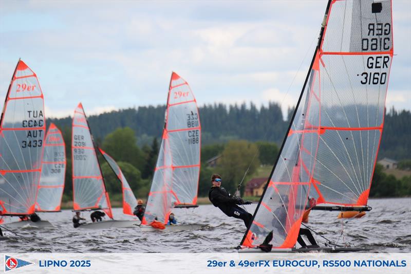 29er EuroCup 7 in Lipno, Czech Republic - Day 1 photo copyright Antoine Lorin taken at  and featuring the 29er class