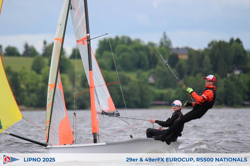 29er EuroCup 7 in Lipno, Czech Republic - Day 1 photo copyright Antoine Lorin taken at  and featuring the 29er class