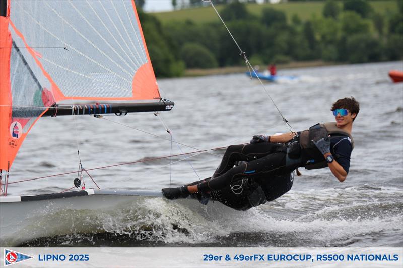 29er EuroCup 7 in Lipno, Czech Republic - Day 1 photo copyright Antoine Lorin taken at  and featuring the 29er class