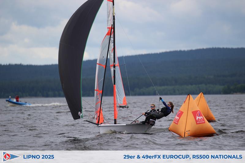 29er EuroCup 7 in Lipno, Czech Republic - Day 1 photo copyright Antoine Lorin taken at  and featuring the 29er class