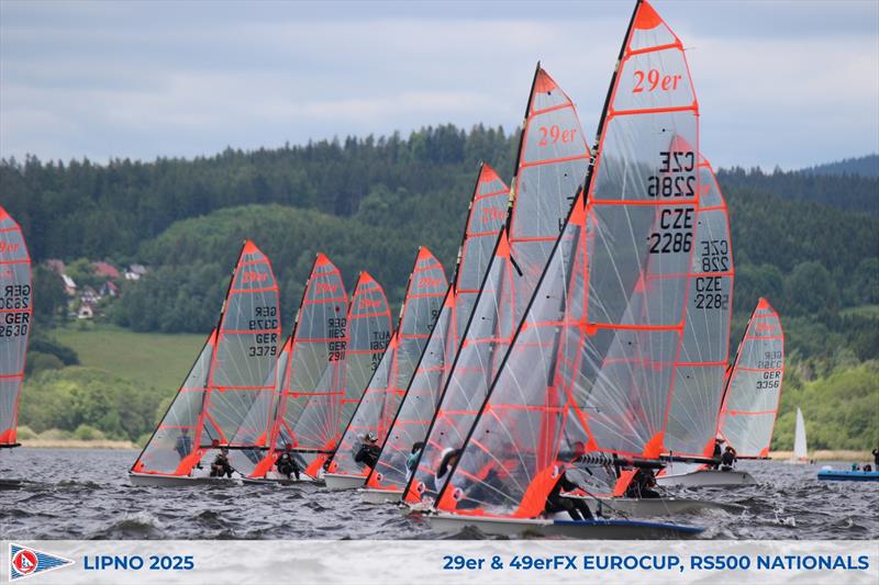 29er EuroCup 7 in Lipno, Czech Republic - Day 1 photo copyright Antoine Lorin taken at  and featuring the 29er class