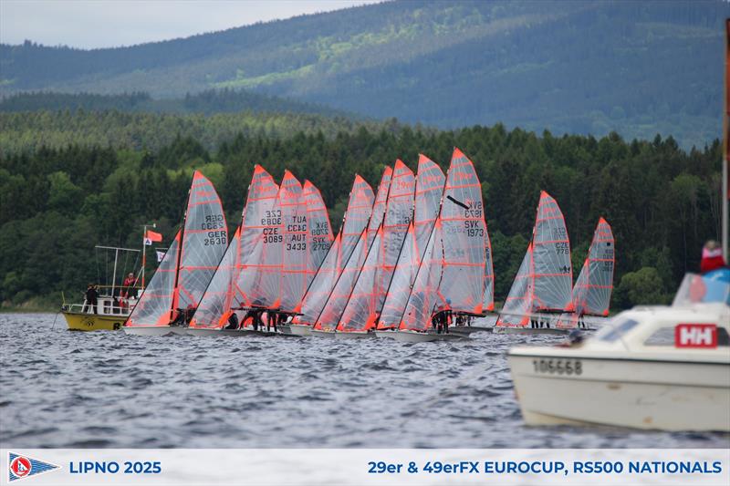 29er EuroCup 7 in Lipno, Czech Republic - Day 1 photo copyright Antoine Lorin taken at  and featuring the 29er class