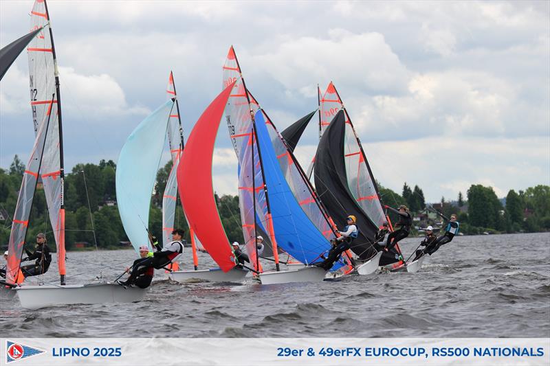 29er EuroCup 7 in Lipno, Czech Republic - Day 1 photo copyright Antoine Lorin taken at  and featuring the 29er class