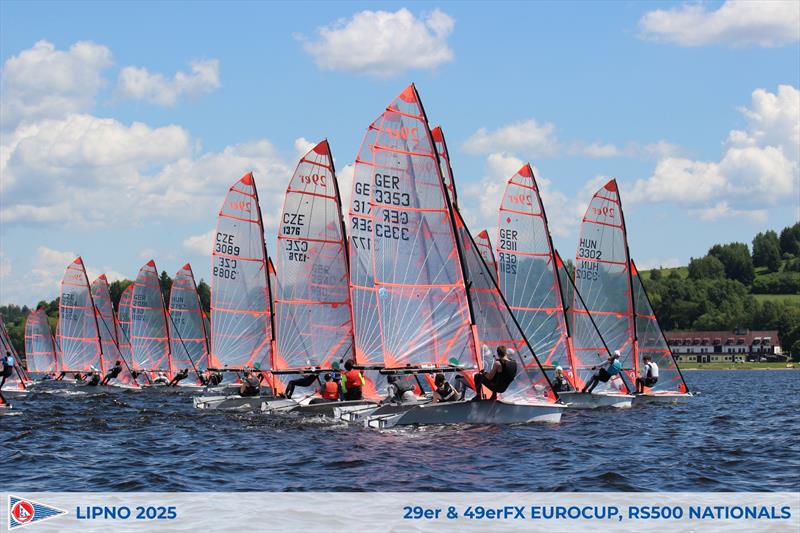 29er EuroCup 7 in Lipno, Czech Republic - Day 2 photo copyright International 29er Class taken at  and featuring the 29er class
