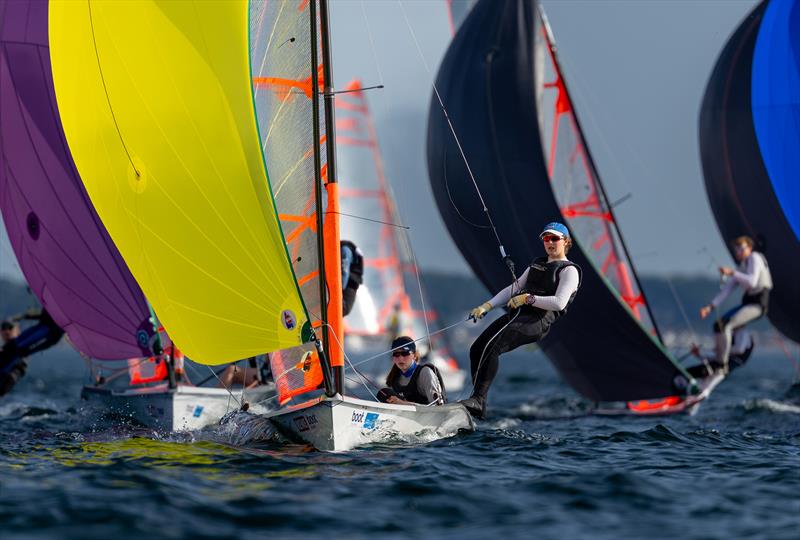 Light wind specialists were in demand in the first two 29er Europa Cup races for Kieler Woche 2025  - photo © Felix Diemer / Kieler Woche