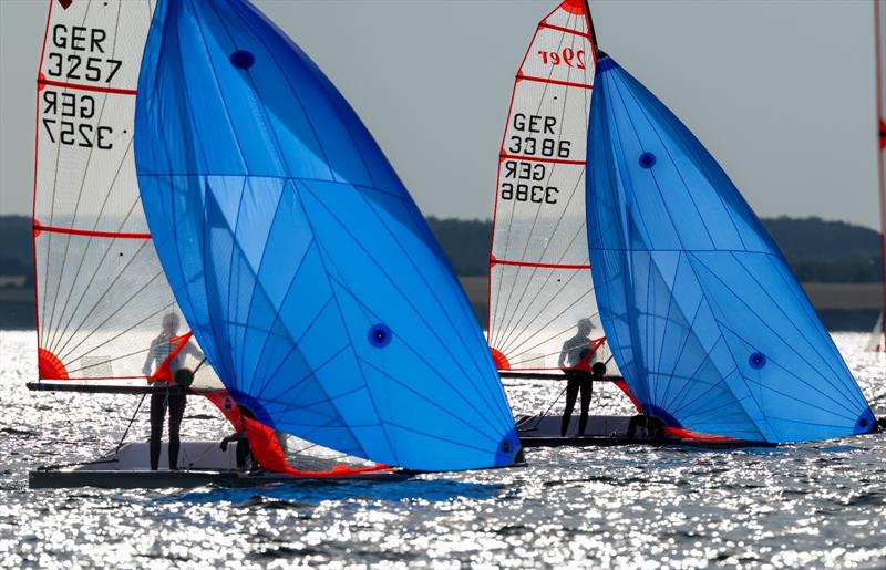 2025 29er Eurocup 8 in Kiel - Day 1 - photo © Kieler Woche / International 29er Class