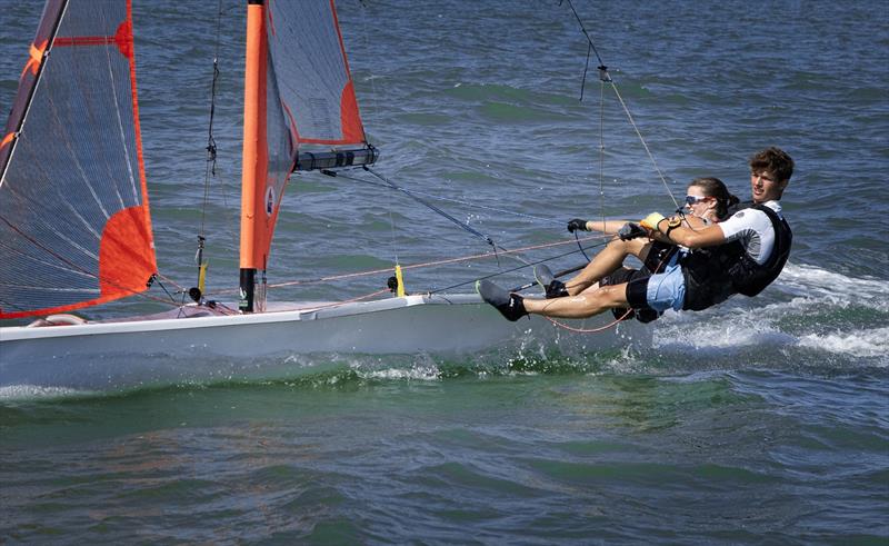 Scarlett MacLennan and Joel Simpson - 51st Mersea Week - photo © Chrissie Westgate