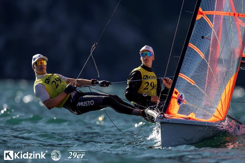 2025 29er European Championship sponsored by Kidzink. Riva del Garda, Italy. Tuesday 8th of July 2025 - photo © Sander van der Borch