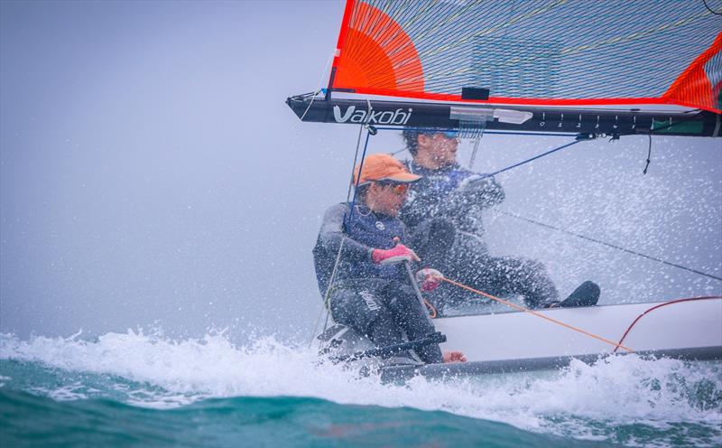 29er - Predictwind Youth NZ Nationals - Manly SC - September 2025 photo copyright Insight Media taken at Manly Sailing Club and featuring the 29er class