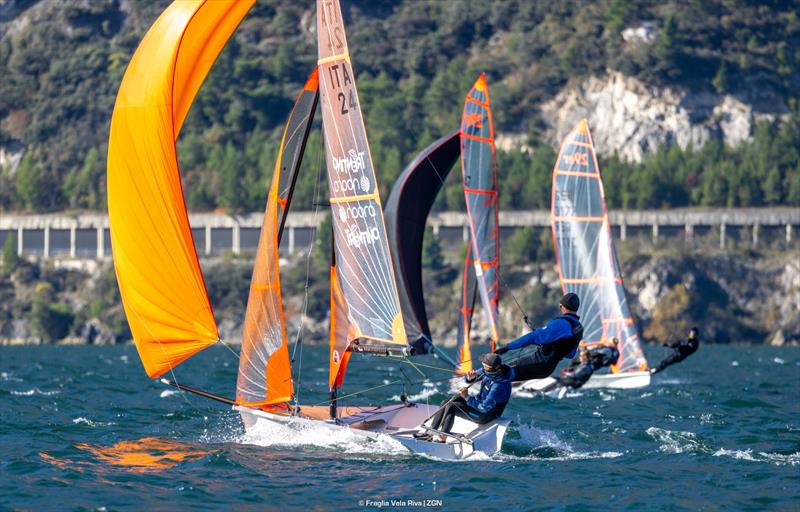 29er Eurocup 2025 Final day 2 photo copyright FVR / Zerogradinord taken at Fraglia Vela Riva and featuring the 29er class