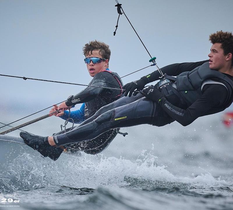 Alexandre Mostini and Raphaël Allain photo copyright International 29er Class taken at Fraglia Vela Riva and featuring the 29er class