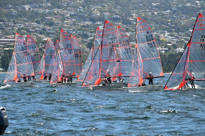29er Australian Championship 2026 photo copyright Amy Potter taken at Sandy Bay Sailing Club and featuring the 29er class