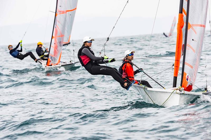 29er Asian Championship at Sun Hung Kai & Co. Hong Kong Race Week 2026 - Day 2 photo copyright RHKYC / Isaac Lawrence taken at Royal Hong Kong Yacht Club and featuring the 29er class