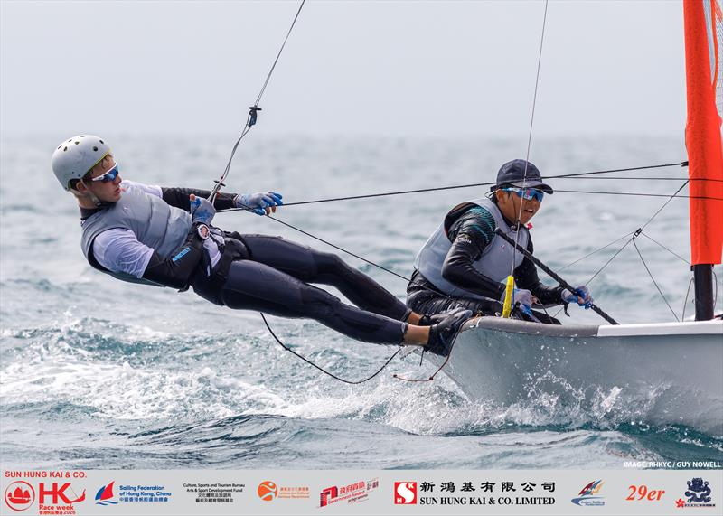 Hong Kong & Asia's 29er Champions: Ethan Kiu & Louis Polson  photo copyright RHKYC / Guy Nowell taken at Royal Hong Kong Yacht Club and featuring the 29er class