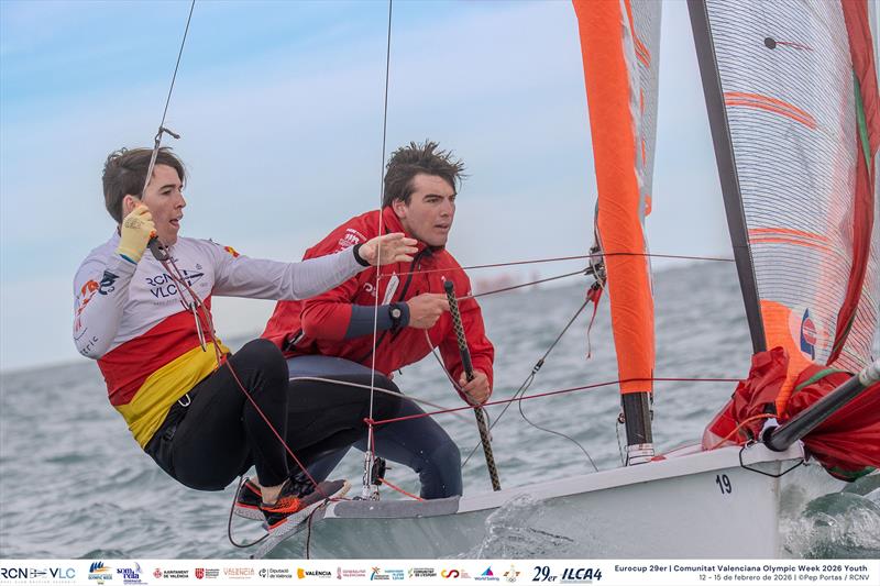2026 Valencian Community Youth Olympic Week photo copyright Pep Portas / RCNV taken at Real Club Nautico Valencia and featuring the 29er class