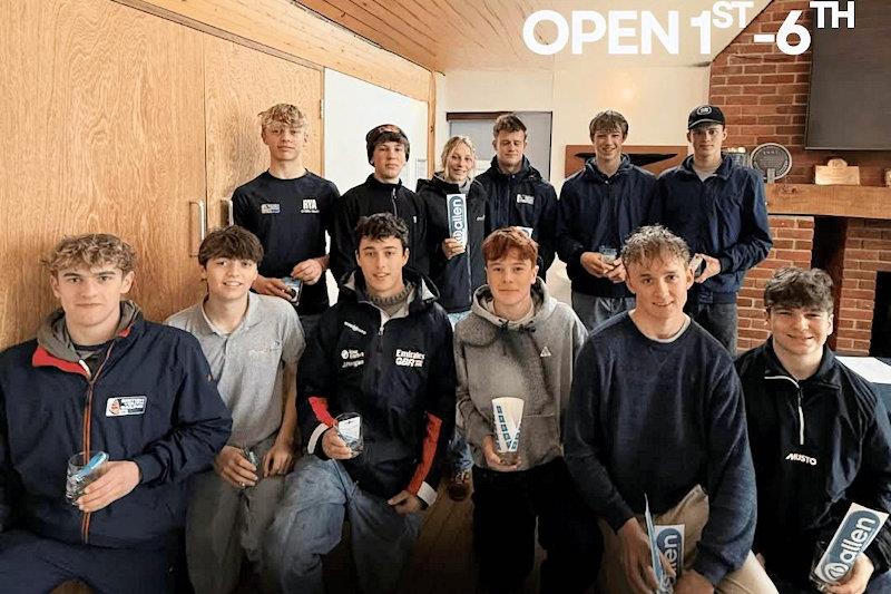 Open fleet winners - 29er GP event 5 at Warsash photo copyright Melissa Heppell taken at Warsash Sailing Club and featuring the 29er class