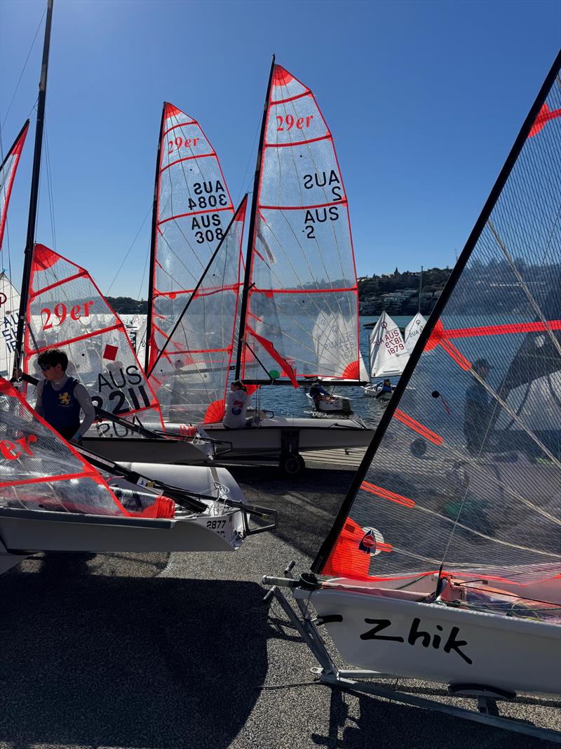 East Coast Championships 2026 at Woollahra Sailing Club photo copyright Thomas Jacobsen taken at Woollahra Sailing Club and featuring the 29er class