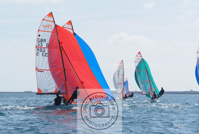 Allen 29er GP1 at Weymouth & Portland photo copyright Phil Rydin-Orwin taken at Weymouth & Portland National Sailing Academy and featuring the 29er class