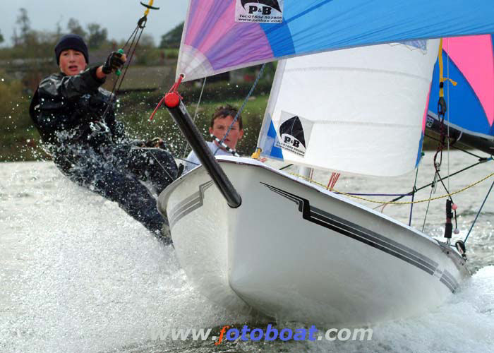 The 405 class enjoy their End of Season Championships at Staunton Harold photo copyright Mike Shaw / www.fotoboat.com taken at Staunton Harold Sailing Club and featuring the 405 class