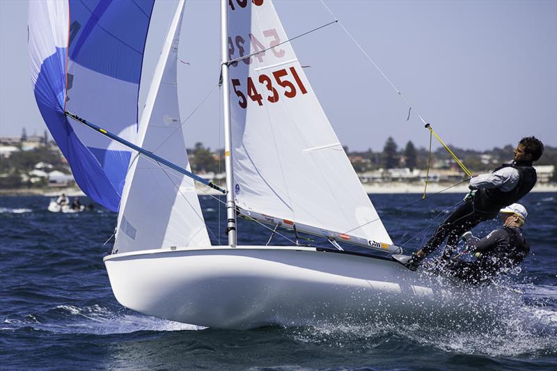 New National champions Chris Charlwood and Josh Dawson at the 420 Australian Nationals at Fremantle - photo © Bernie Kaaks