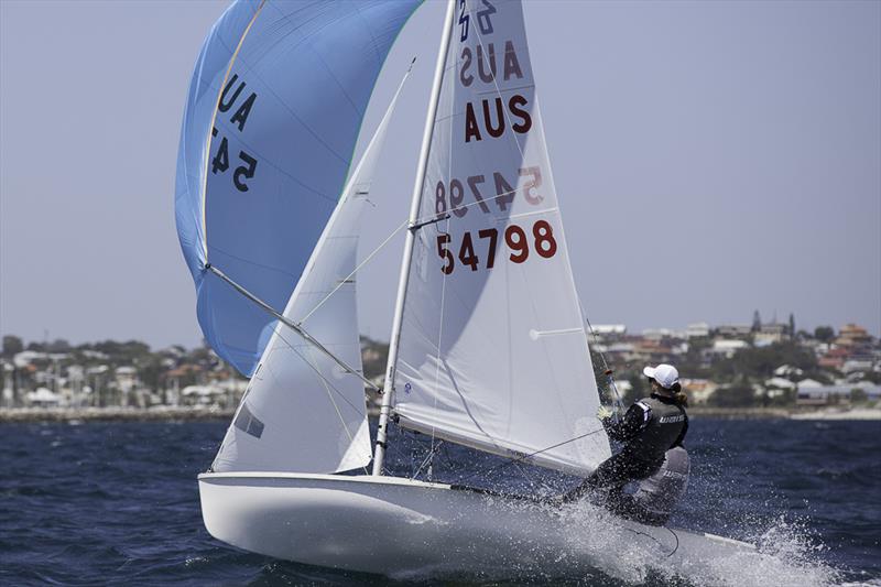 Nia Jerwood and Monique de Vries – second female crew at the 420 Australian Nationals at Fremantle - photo © Bernie Kaaks