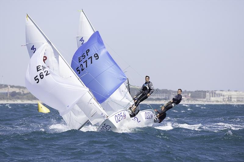 420 World Championship at Fremantle day 1 photo copyright Bernie Kaaks taken at Fremantle Sailing Club and featuring the 420 class