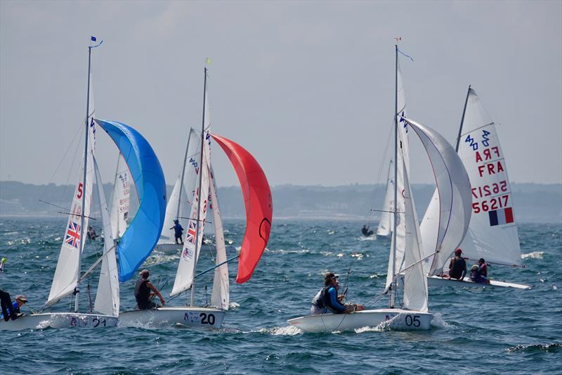 420 Worlds at Newport, Rhode Island photo copyright Richard Keers taken at Sail Newport and featuring the 420 class