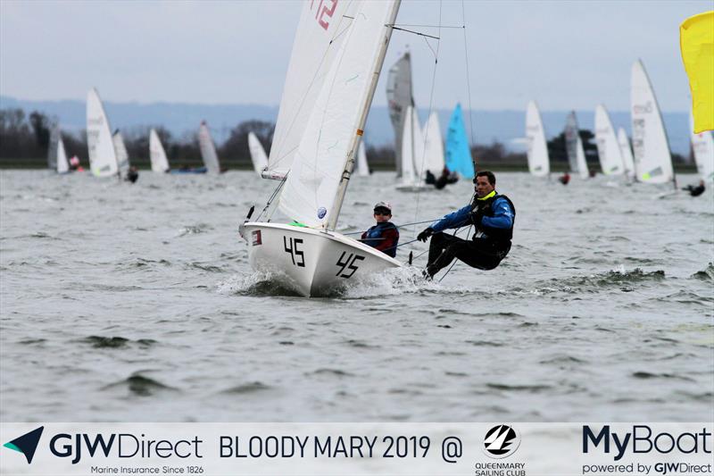 GJW Direct Bloody Mary 2019 photo copyright Mark Jardine taken at Queen Mary Sailing Club and featuring the 420 class