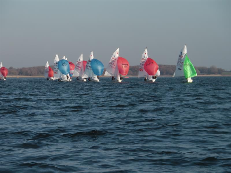 The 420 class are preparing for their nationals at Hayling Island photo copyright Jennie Clark taken at Hayling Island Sailing Club and featuring the 420 class