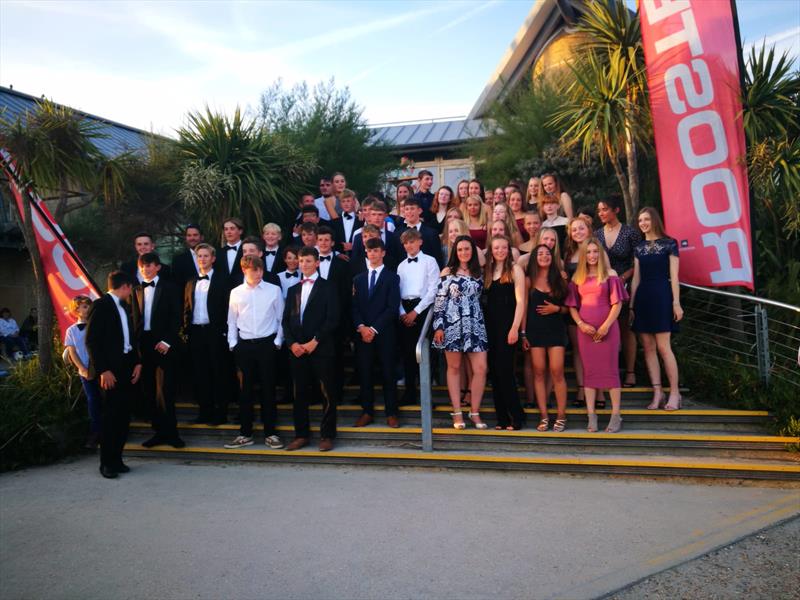 All set for the black tie dinner during the 420 UK Nationals at Hayling Island photo copyright Karen Ferguson taken at Hayling Island Sailing Club and featuring the 420 class