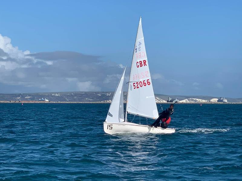Azat and Tyler 420 training in Portland Harbour photo copyright Scaramouche Sailing Trus taken at Weymouth & Portland Sailing Academy and featuring the 420 class
