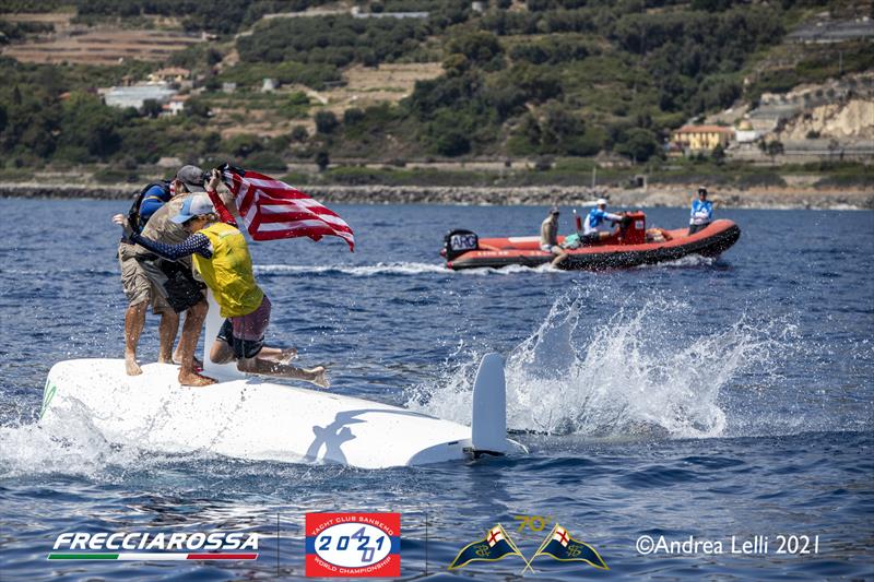 3 gold medals for USA at the 420 Worlds at San Remo photo copyright Andrea Lelli taken at Yacht Club Sanremo and featuring the 420 class