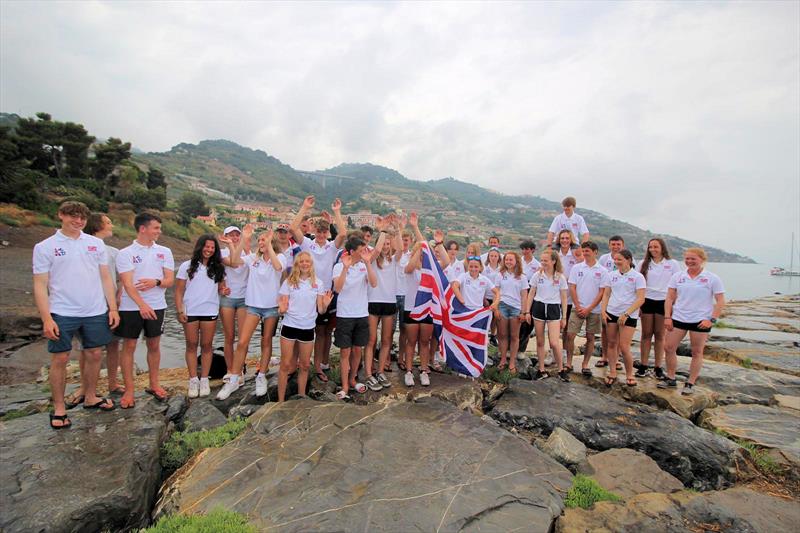 GBR 420 Team at the Worlds in San Remo photo copyright GBR 420 Team taken at Yacht Club Sanremo and featuring the 420 class