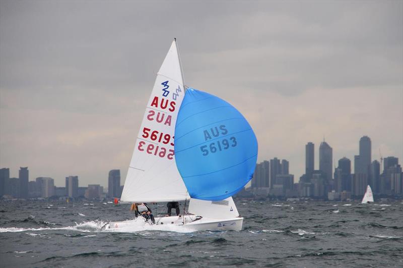 420 fleet - Sail Melbourne International 2017 photo copyright Gordon Hyde taken at Royal Brighton Yacht Club and featuring the 420 class