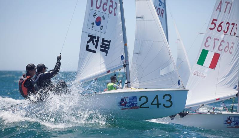 Haechan Seo and Chanhyuk Kim (KOR-55507) – 420 World Championship - photo © Bernie Kaaks