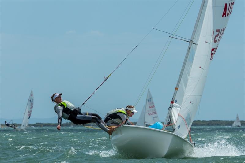 Matilda and Lily Richardson - 420 photo copyright Australian Sailing taken at Royal Queensland Yacht Squadron and featuring the 420 class