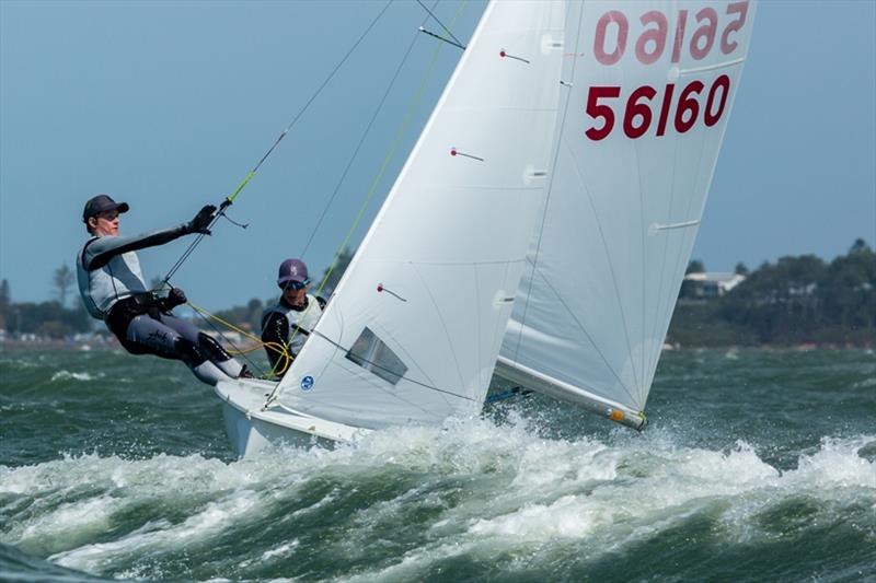 Otto Henry and Rome Featherstone - 420 photo copyright Australian Sailing taken at Royal Queensland Yacht Squadron and featuring the 420 class