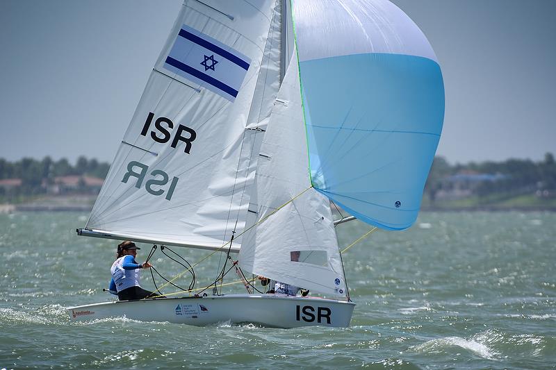 Womens 420 - ISR - Day 2 - World Youth Sailing Championships, Corpus Christi, Texas photo copyright James Tomlinson / World Sailing taken at  and featuring the 420 class