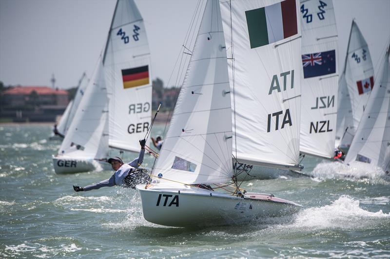 ITA- Mens 420 - Youth Sailing World Championships  - Final Day, Corpus Christi, Texas, USA photo copyright Jen Edney / World Sailing taken at  and featuring the 420 class