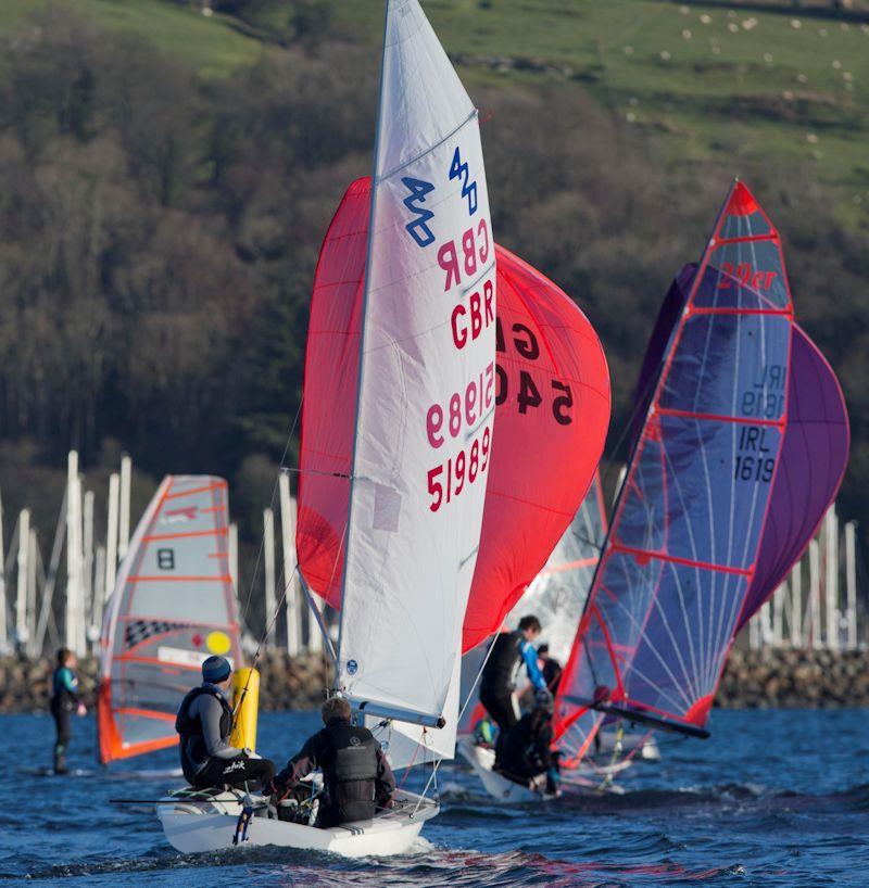 RYA Scotland Winter Championships at Largs photo copyright Marc Turner taken at Largs Sailing Club and featuring the 420 class