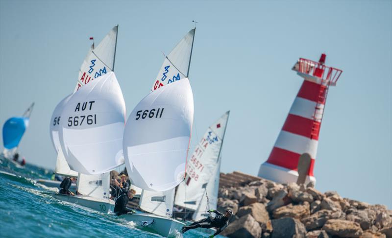 Returning to harbour  - 2019 420 World Championship photo copyright Osga - João Ferreir taken at Vilamoura Sailing and featuring the 420 class