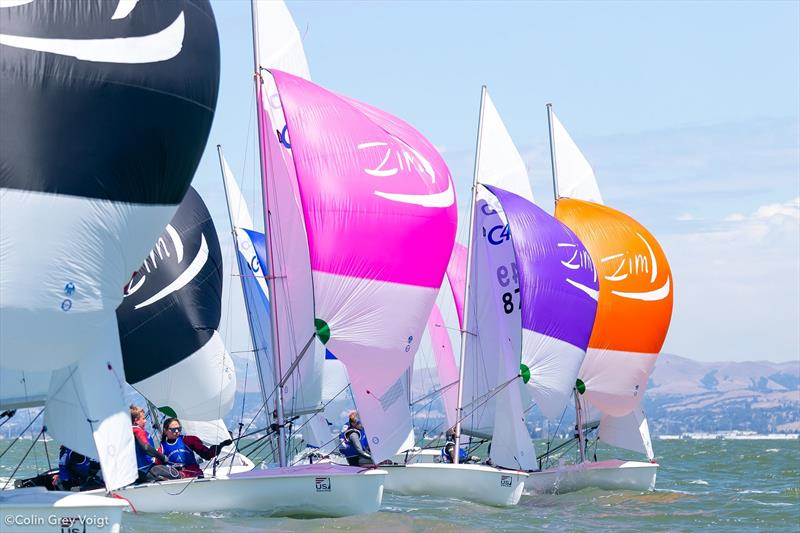 2019 Chubb U.S. Junior Sailing Championships - Redwood City photo copyright Colin Grey Voigt taken at  and featuring the 420 class