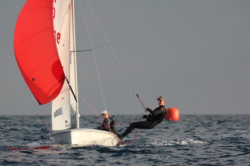 GBR 420s at the Palamos Christmas Race day 1 photo copyright Jon Cawthorne taken at Club de Vela Palamos and featuring the 420 class