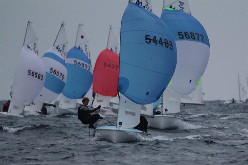 Henry Heathcote & Hector Bennett on day 3 of the Palamos Christmas Race photo copyright Jon Cawthorne taken at Club de Vela Palamos and featuring the 420 class