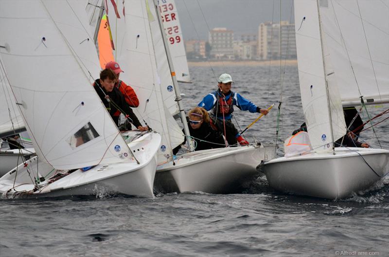 Palamos Christmas Race photo copyright Alfred Farre / www.alfredfarre.com taken at Club de Vela Palamos and featuring the 420 class