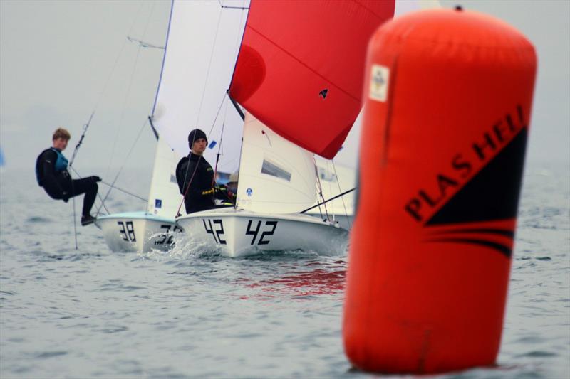 420 class racing at the RYA Youth Nationals - photo © Jon Cawthorne