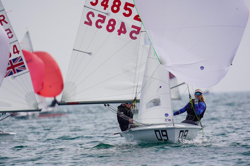 2022 RYA Youth Nationals in Pwllheli photo copyright Richard Aspland / RYA taken at Plas Heli Welsh National Sailing Academy and featuring the 420 class