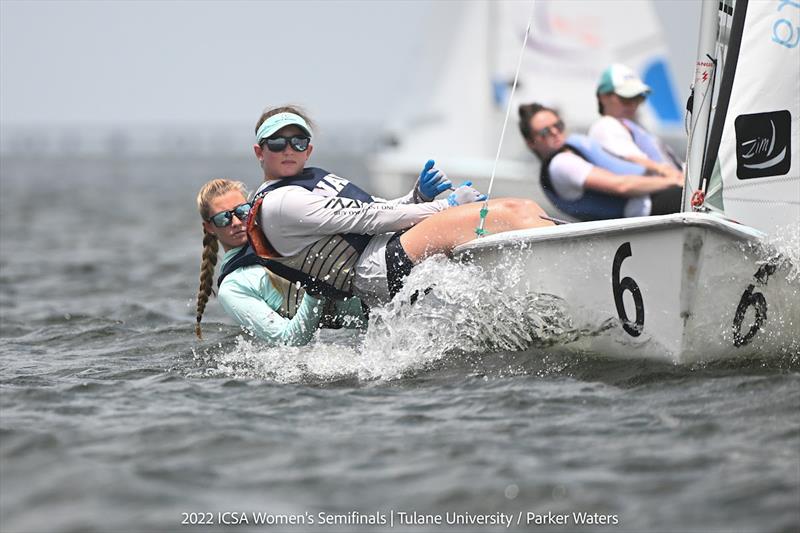 2022 ICSA Women's Semifinals photo copyright Parker Waters taken at  and featuring the 420 class